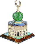 Élégante décoration islamique en cristal inspirée de la Kaaba, idéale pour la maison, le bureau ou comme cadeau.   : Elegant crystal Kaaba-inspired decoration, perfect for home, office, or as a meaningful gift.
