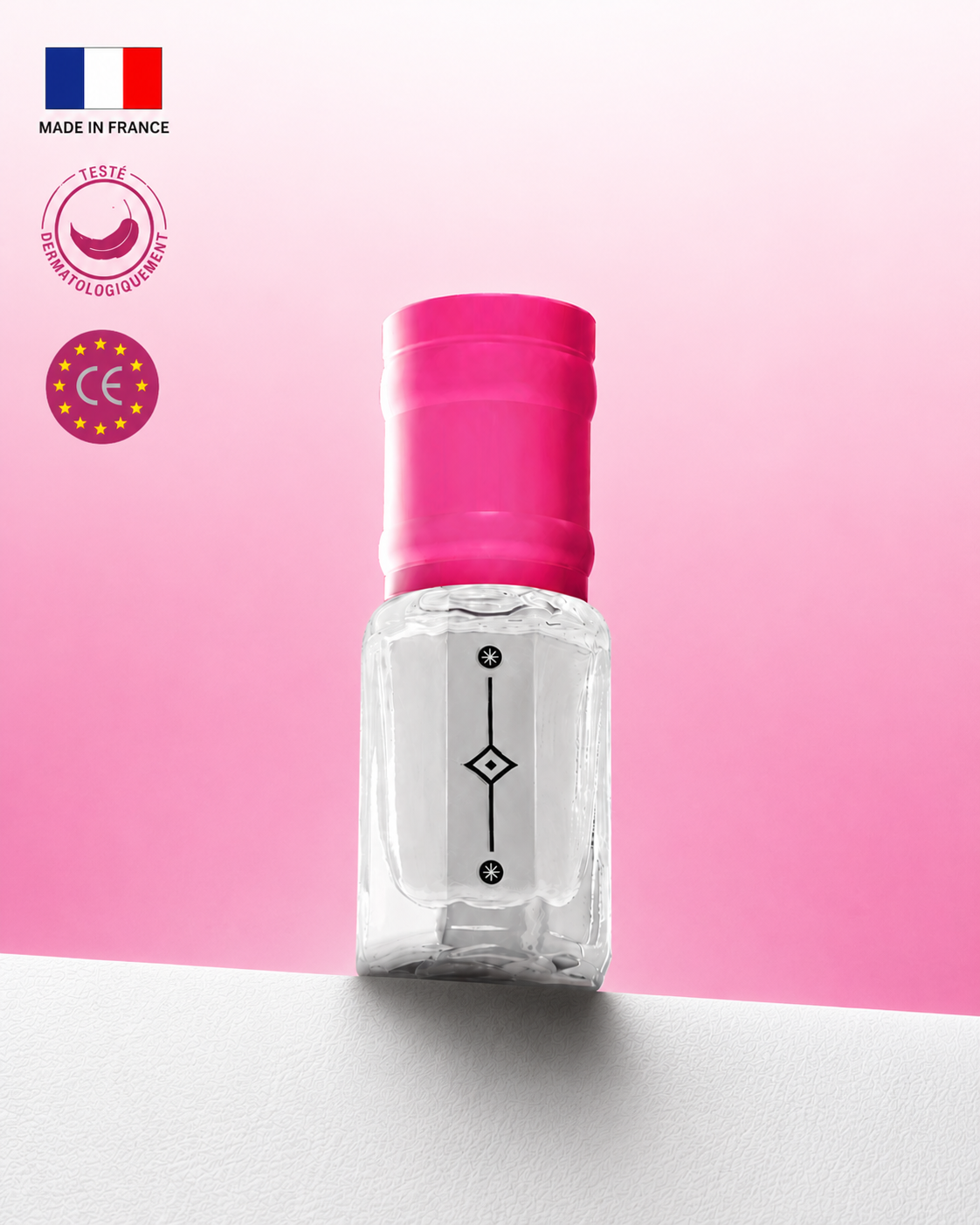 Musc Blanc White Musk Premium musk tahara, Made in France, Dermatologically Tested, 3 ml