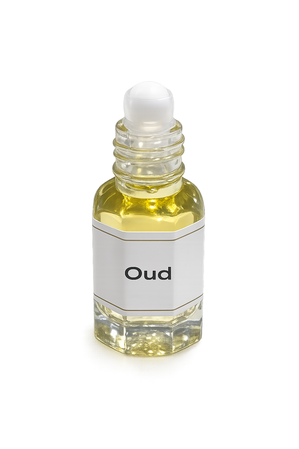 Oud Perfume Oil Roller musk, musc tahara, Concentrated Attar in Glass Bottle, 6 ml