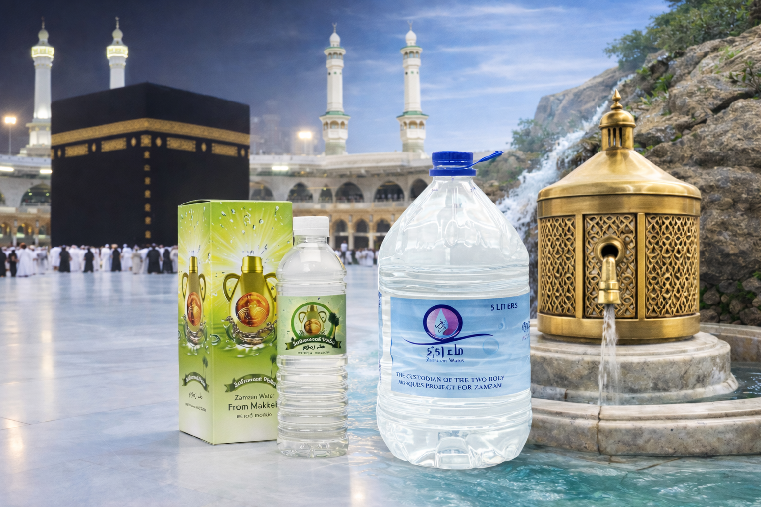 Zamzam Water from Mecca